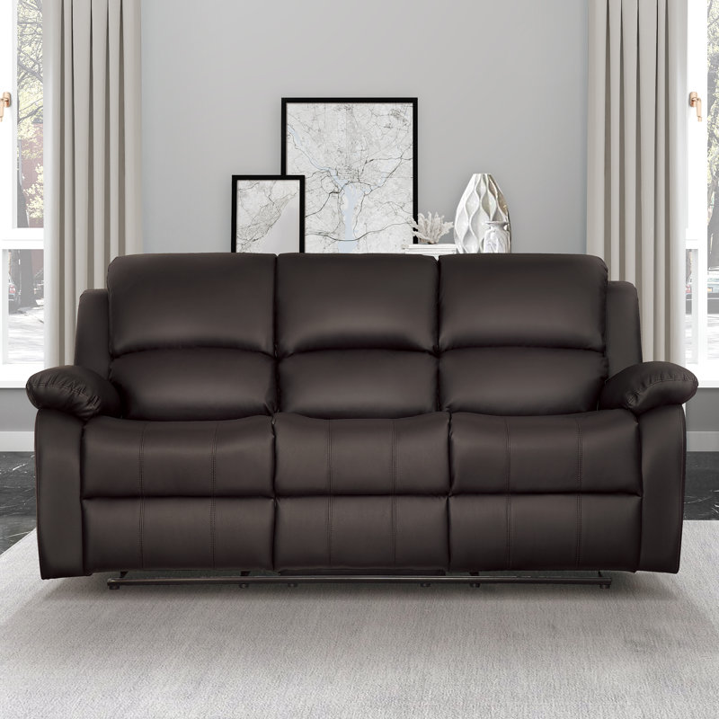Latitude Run® Teny 80'' Pillow Top Arm Reclining Sofa Wayfair